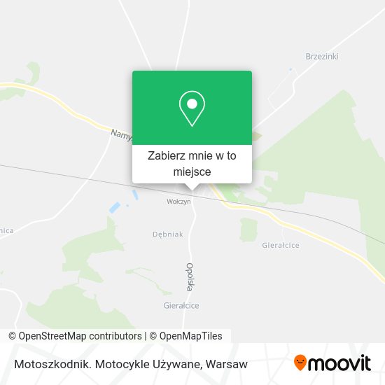 Mapa Motoszkodnik. Motocykle Używane