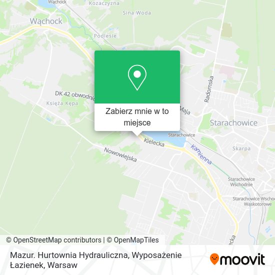 Mapa Mazur. Hurtownia Hydrauliczna, Wyposażenie Łazienek