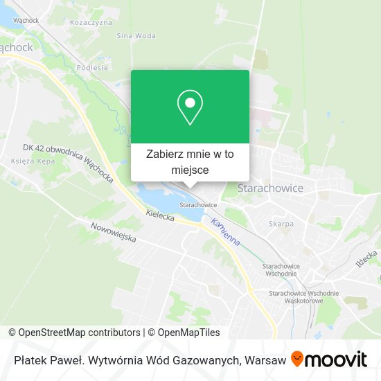 Mapa Płatek Paweł. Wytwórnia Wód Gazowanych