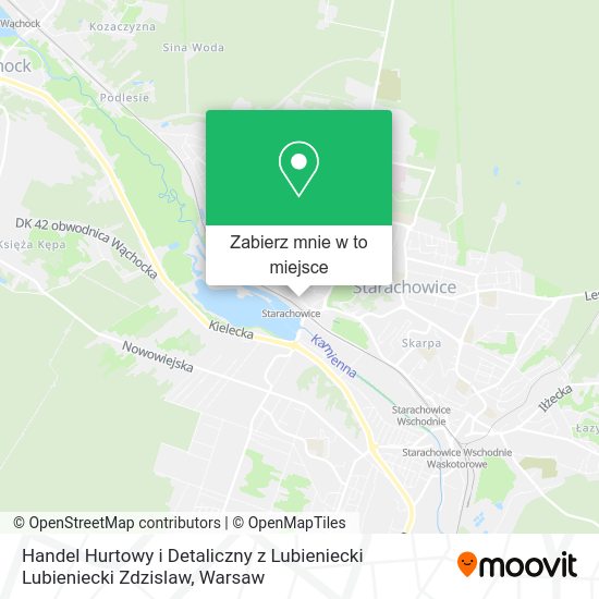 Mapa Handel Hurtowy i Detaliczny z Lubieniecki Lubieniecki Zdzislaw