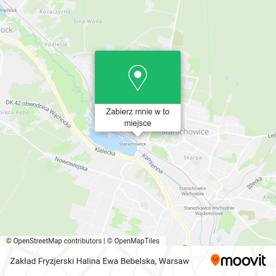 Mapa Zakład Fryzjerski Halina Ewa Bebelska