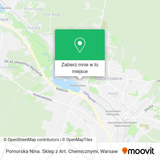 Mapa Pomorska Nina. Sklep z Art. Chemicznymi