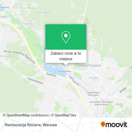 Mapa Restauracja Różana