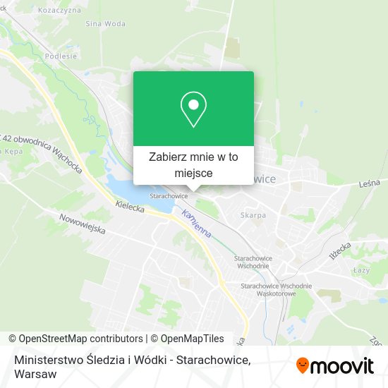 Mapa Ministerstwo Śledzia i Wódki - Starachowice