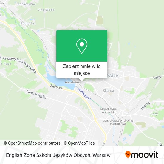 Mapa English Zone Szkoła Języków Obcych