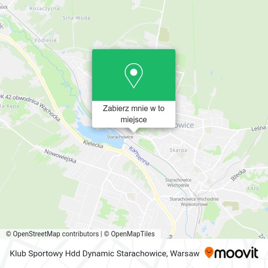 Mapa Klub Sportowy Hdd Dynamic Starachowice