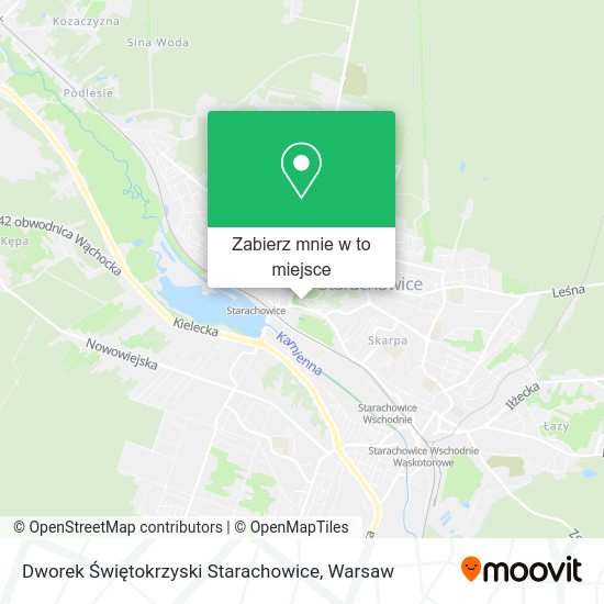 Mapa Dworek Świętokrzyski Starachowice