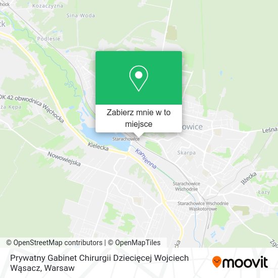 Mapa Prywatny Gabinet Chirurgii Dziecięcej Wojciech Wąsacz