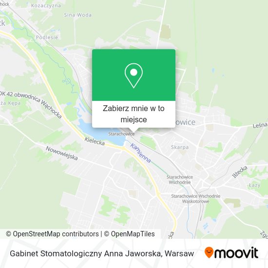 Mapa Gabinet Stomatologiczny Anna Jaworska