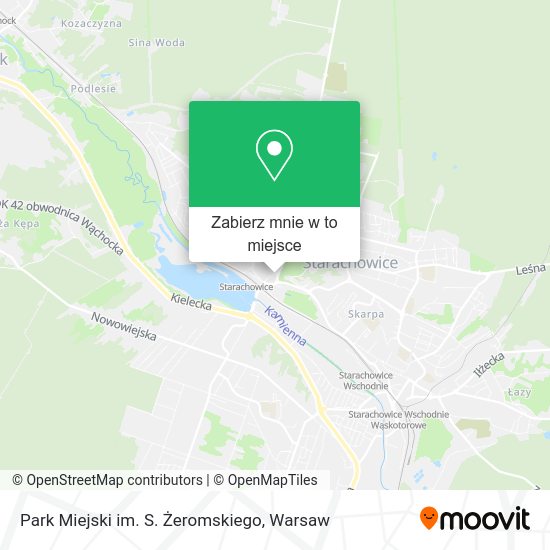 Mapa Park Miejski im. S. Żeromskiego