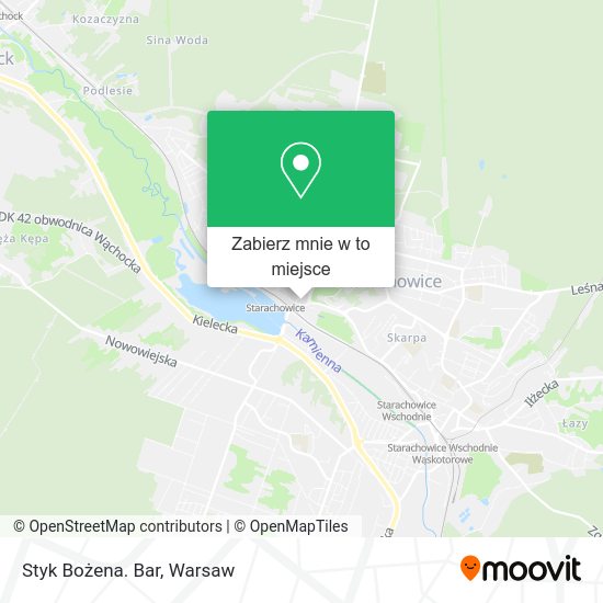 Mapa Styk Bożena. Bar