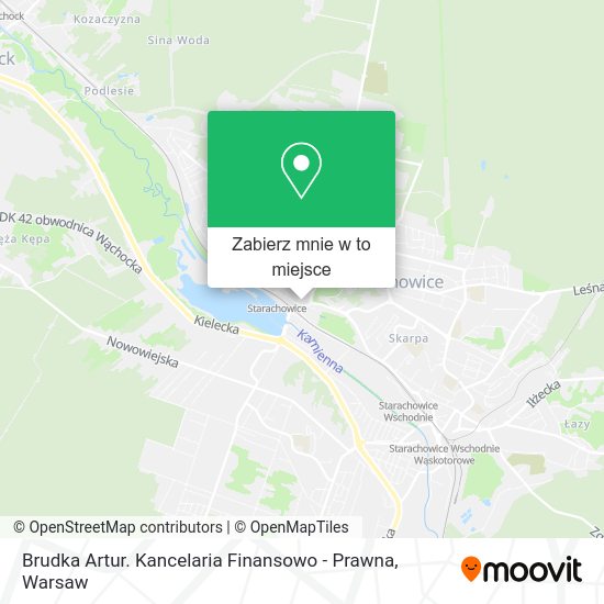 Mapa Brudka Artur. Kancelaria Finansowo - Prawna