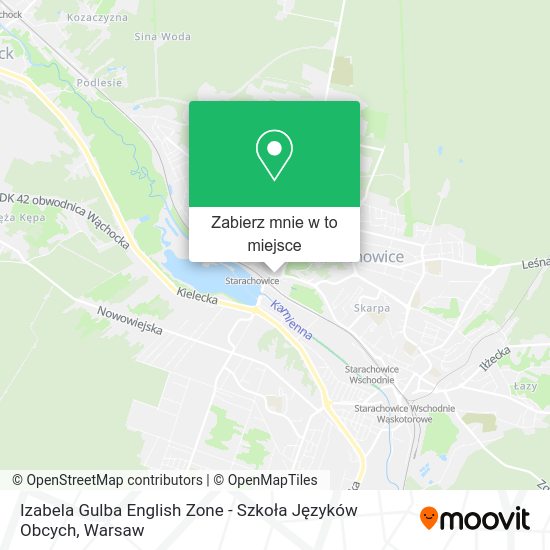 Mapa Izabela Gulba English Zone - Szkoła Języków Obcych