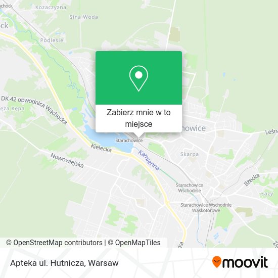 Mapa Apteka ul. Hutnicza