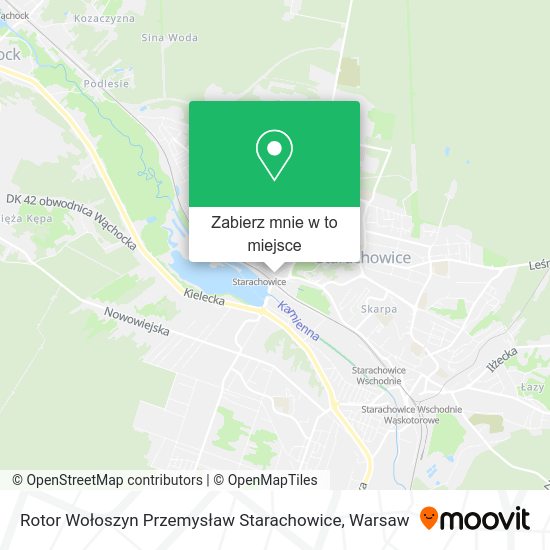 Mapa Rotor Wołoszyn Przemysław Starachowice