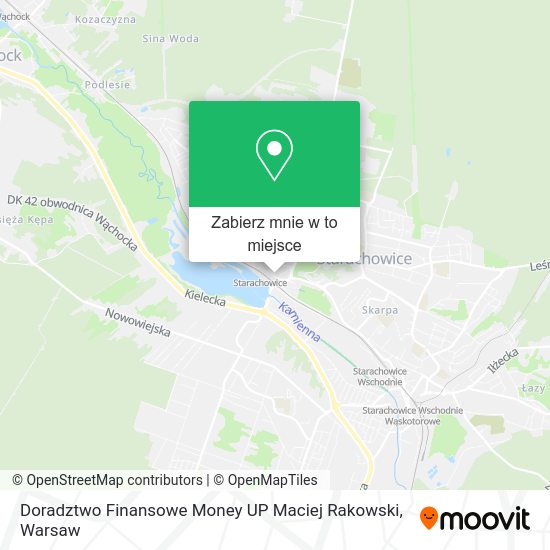 Mapa Doradztwo Finansowe Money UP Maciej Rakowski