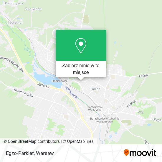 Mapa Egzo-Parkiet