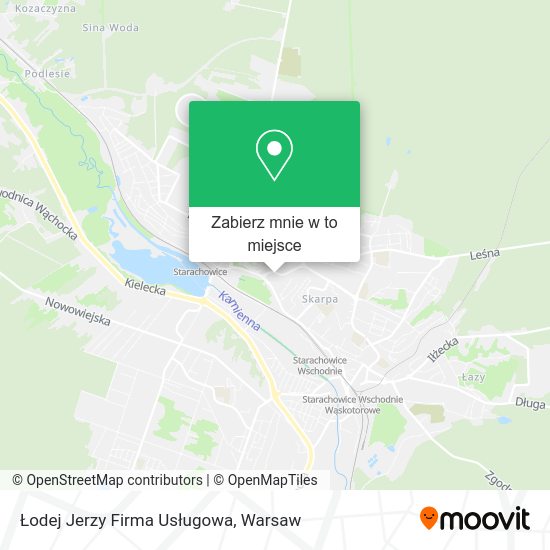 Mapa Łodej Jerzy Firma Usługowa