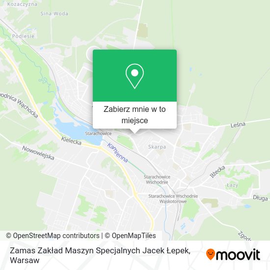 Mapa Zamas Zakład Maszyn Specjalnych Jacek Łepek