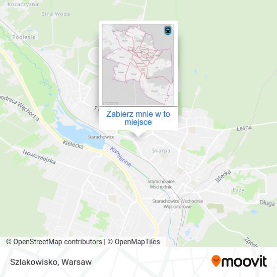 Mapa Szlakowisko