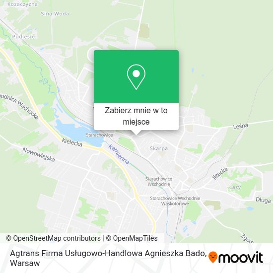 Mapa Agtrans Firma Usługowo-Handlowa Agnieszka Bado