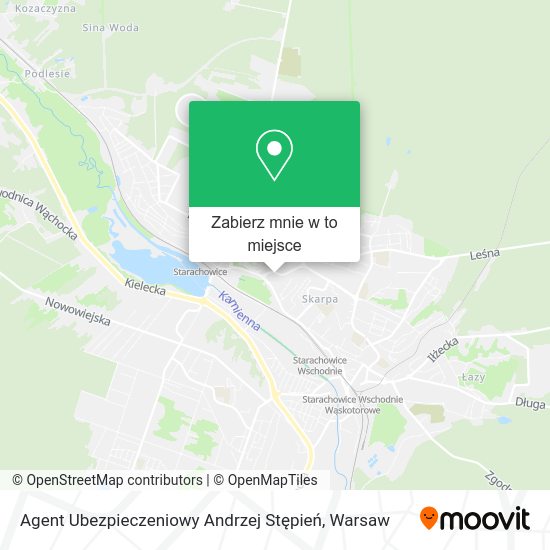 Mapa Agent Ubezpieczeniowy Andrzej Stępień