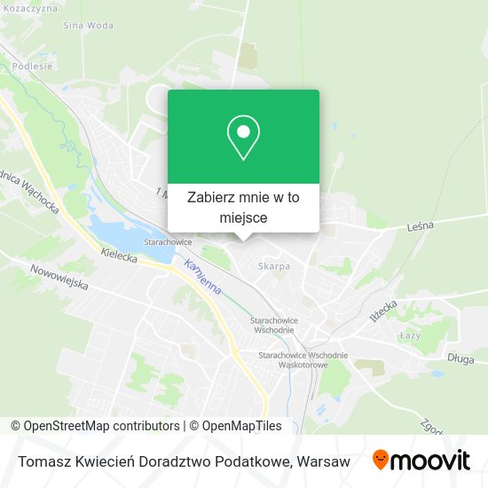 Mapa Tomasz Kwiecień Doradztwo Podatkowe