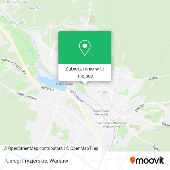 Mapa Usługi Fryzjerskie