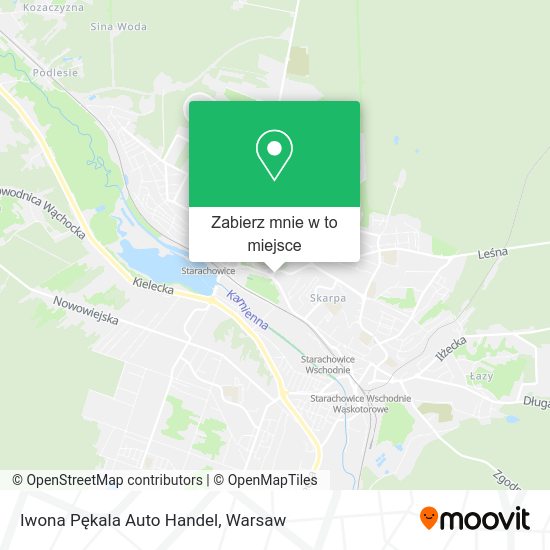 Mapa Iwona Pękala Auto Handel