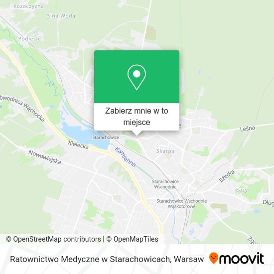 Mapa Ratownictwo Medyczne w Starachowicach