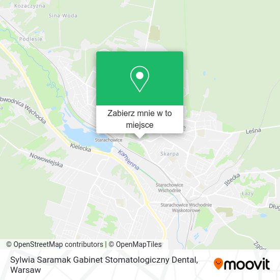 Mapa Sylwia Saramak Gabinet Stomatologiczny Dental