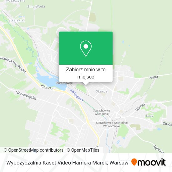 Mapa Wypozyczalnia Kaset Video Hamera Marek