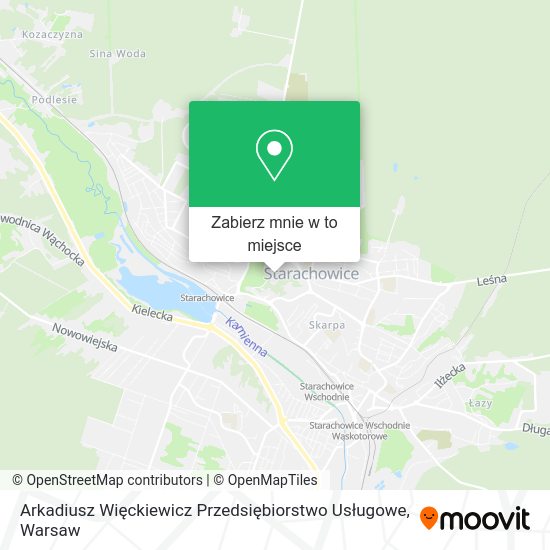 Mapa Arkadiusz Więckiewicz Przedsiębiorstwo Usługowe