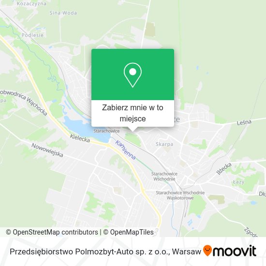 Mapa Przedsiębiorstwo Polmozbyt-Auto sp. z o.o.