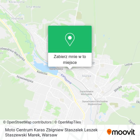 Mapa Moto Centrum Karas Zbigniew Staszalek Leszek Staszewski Marek