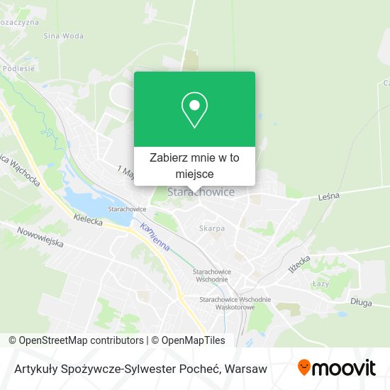 Mapa Artykuły Spożywcze-Sylwester Pocheć