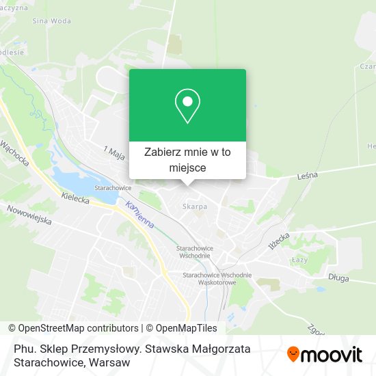 Mapa Phu. Sklep Przemysłowy. Stawska Małgorzata Starachowice