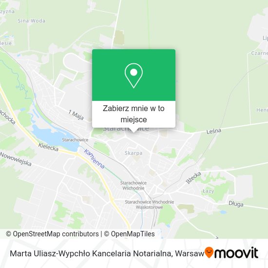 Mapa Marta Uliasz-Wypchło Kancelaria Notarialna