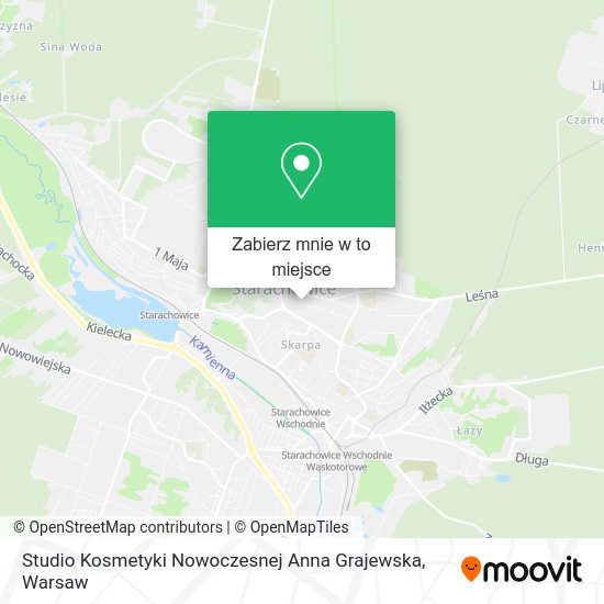 Mapa Studio Kosmetyki Nowoczesnej Anna Grajewska