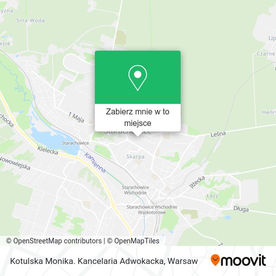 Mapa Kotulska Monika. Kancelaria Adwokacka