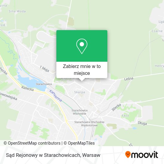 Mapa Sąd Rejonowy w Starachowicach