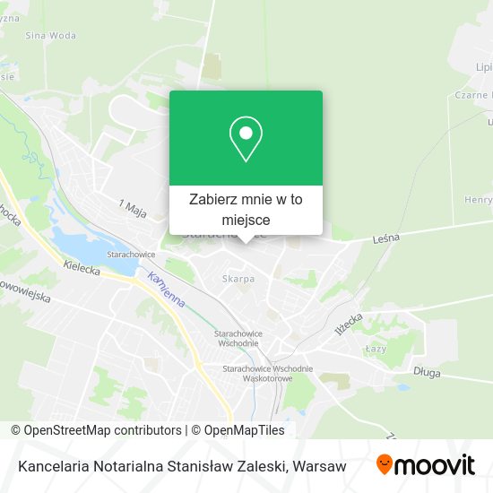 Mapa Kancelaria Notarialna Stanisław Zaleski