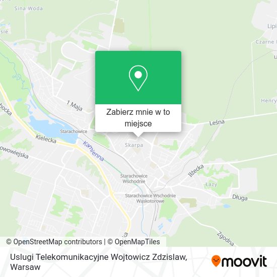 Mapa Uslugi Telekomunikacyjne Wojtowicz Zdzislaw