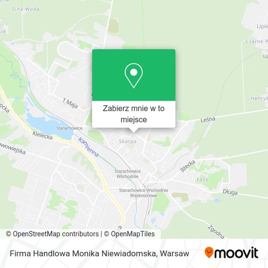 Mapa Firma Handlowa Monika Niewiadomska