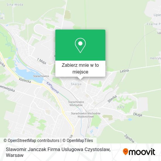 Mapa Slawomir Janczak Firma Uslugowa Czystoslaw