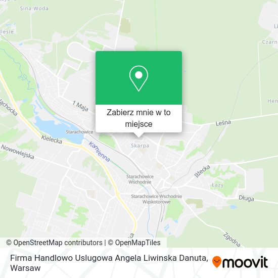 Mapa Firma Handlowo Uslugowa Angela Liwinska Danuta