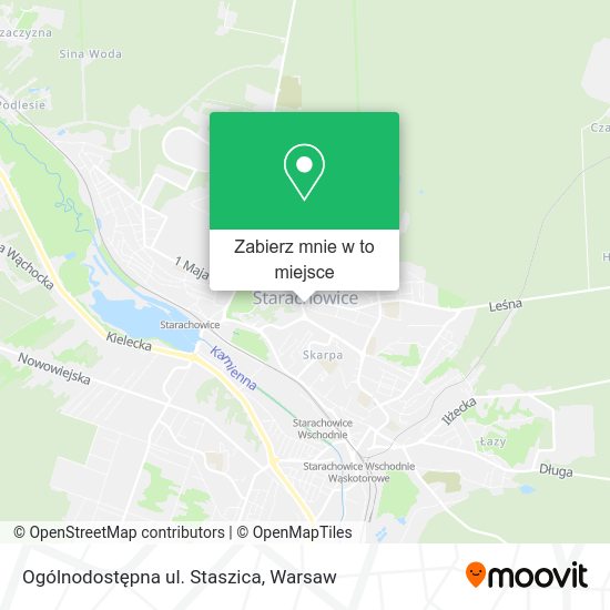 Mapa Ogólnodostępna ul. Staszica