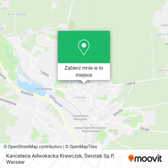 Mapa Kancelaria Adwokacka Krawczyk, Świstak Sp.P