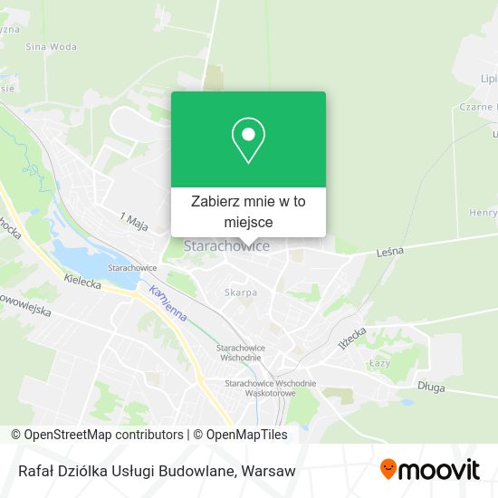 Mapa Rafał Dziólka Usługi Budowlane