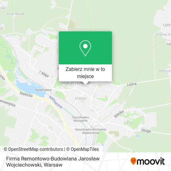 Mapa Firma Remontowo-Budowlana Jarosław Wojciechowski